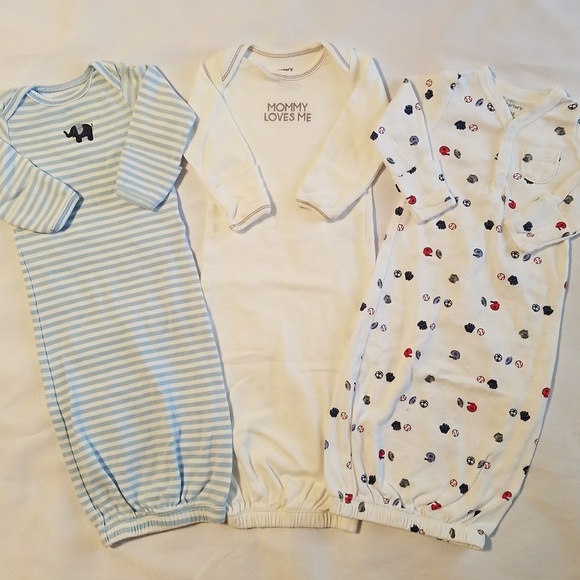 Carters Sleeper Gowns - Picture 2 of 4